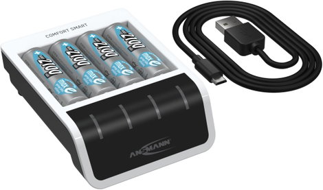 Ansmann Comfort Smart Hengeres akku töltő NiMH Mikro (AAA), Ceruza (AA) 7. kép