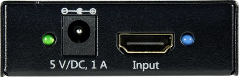 SpeaKa Professional SP-HDS-220 1+2 port HDMI elosztó Ultra HD-re alkalmas 3840 x 2160 pixel Fekete 4. kép