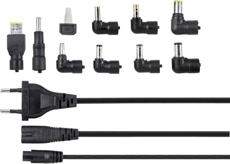 VOLTCRAFT NPS-90-1-N Notebook tápegység 90 W 5 V/DC, 12 V/DC, 14 V/DC, 15 V/DC, 16 V/DC, 18 V/DC, 18 6. kép