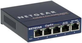5 portos Gigabites RJ45 ethernet switch 1000 MBit/s Netgear GS105GE