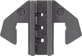 TOOLCRAFT PLE-0C1 TO-6541710 Krimpelő betét Laposdugasz 0.1 - 1 mm² Alkalmas márka TOOLCRAFT PZ-500