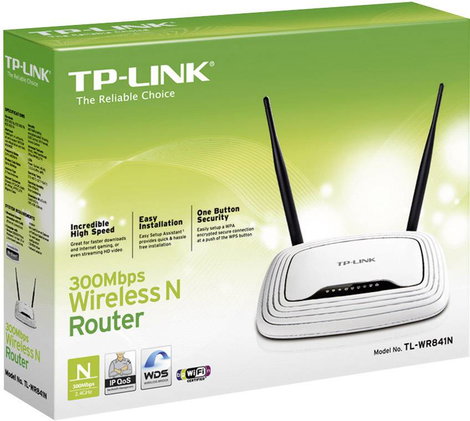 TP-LINK TL-WR841N WLAN router 2.4 GHz 300 MBit/s 4. kép