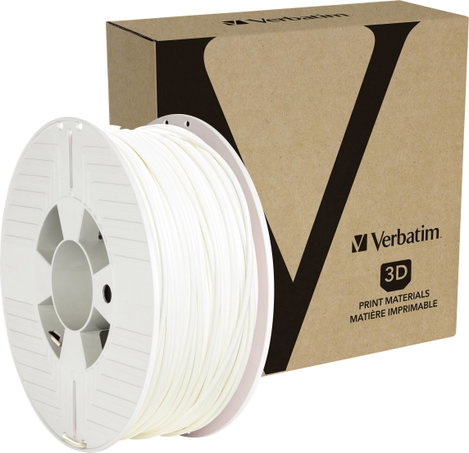 Verbatim 55328 neu 3D nyomtatószál PLA műanyag 2.85 mm 1000 g Fehér 1 db 3. kép