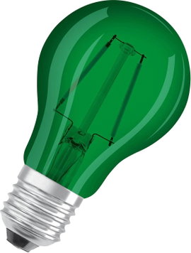 OSRAM 4058075433984 LED EEK G (A - G) E27 Izzólámpa forma 2.5 W = 7 W Zöld (Ø x H) 60 mm x 105 mm 1 