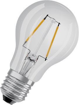 OSRAM 4058075434165 LED EEK F (A - G) E27 Izzólámpa forma 2.5 W = 25 W Melegfehér (Ø x H) 60 mm x 10