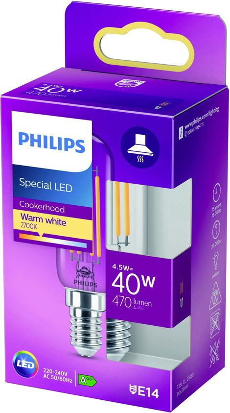 Philips Lighting 78335800 LED EEK F (A - G) 4.5 W = 40 W (Ø x H) 2.5 cm x 9 cm 1 db 3. kép