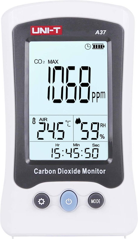 Digitális szén-dioxid mérő, CO2 mérő, Uni-T A37