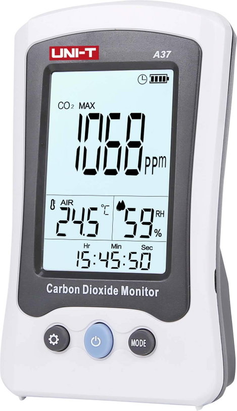 Digitális szén-dioxid mérő, CO2 mérő, Uni-T A37 2. kép