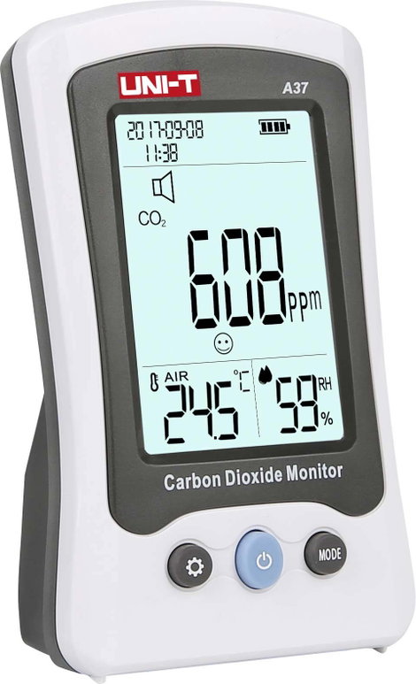 Digitális szén-dioxid mérő, CO2 mérő, Uni-T A37 4. kép