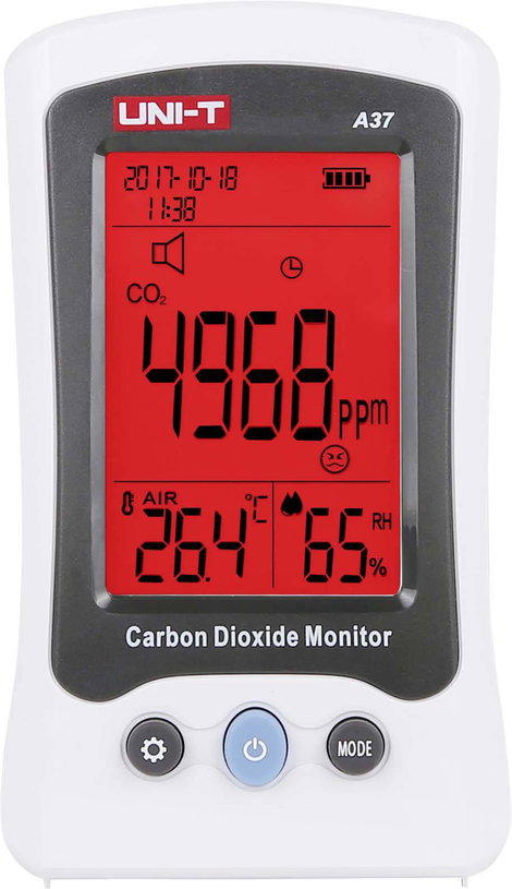 Digitális szén-dioxid mérő, CO2 mérő, Uni-T A37 6. kép