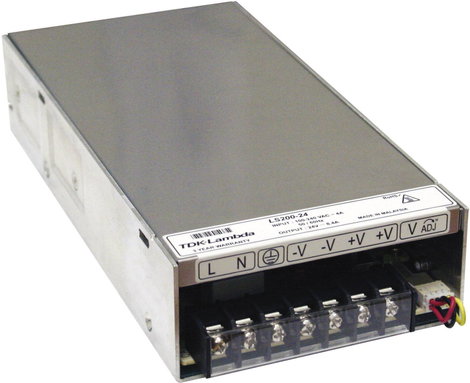 AC/DC beépíthető tápegység 16,7 A 200 W 14,4 V/DC, TDK-Lambda LS200-12