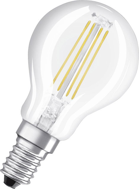 LEDVANCE 4058075447936 LED EEK D (A - G) E14 Csepp forma 5.5 W = 60 W Melegfehér (Ø x H) 45.0 mm x 7 4. kép