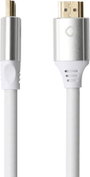 Oehlbach HDMI Csatlakozókábel HDMI-A dugó, HDMI-A dugó 2.00 m Fehér D1C92491 Ultra HD (8K) HDMI kábe 2. bélyegkép