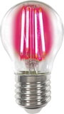 LightMe LM85314 LED EEK G (A - G) E27 Csepp forma 4 W Piros (Ø x H) 45 mm x 77 mm Szál 1 db bélyegkép
