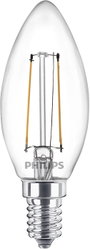 Philips Lighting 77753100 LED EEK E (A - G) E14 Gyertya forma 2 W = 25 W Melegfehér (Ø x H) 3.5 cm x bélyegkép