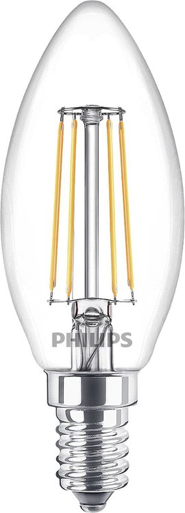 Philips Lighting 76307700 LED EEK F (A - G) E14 Gyertya forma 4.3 W = 40 W Melegfehér (Ø x H) 3.5 cm
