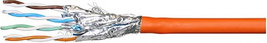 Kathrein 215500001 Hálózati kábel CAT 7a S/FTP 4 x 2 x 0.258 mm² Narancs 250 m