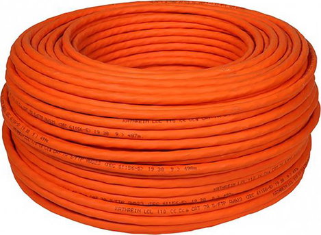 Kathrein 215500001 Hálózati kábel CAT 7a S/FTP 4 x 2 x 0.258 mm² Narancs 250 m 2. kép