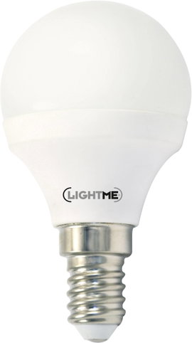 LightMe LM85148 LED EEK F (A - G) E14 Csepp forma 5 W = 40 W Melegfehér (Ø x H) 45 mm x 83 mm Dimmel