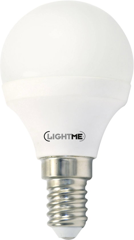 LightMe LM85148 LED EEK F (A - G) E14 Csepp forma 5 W = 40 W Melegfehér (Ø x H) 45 mm x 83 mm Dimmel