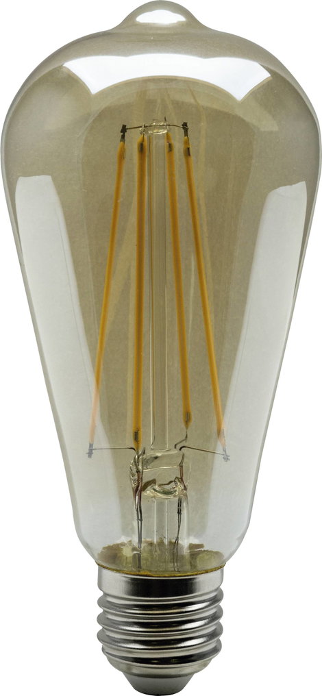 Heitronic 15002 LED E27 Rúd forma 4 W = 35 W Melegfehér (Ø x H) 64 mm x 144 mm Nem dimmelhető 1 db