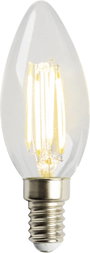 Heitronic 15023 LED EEK F (A - G) E14 Gyertya forma 4 W = 38 W Melegfehér (Ø x H) 56 mm x 125 mm Nem 2. bélyegkép