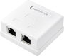 Renkforce Hálózati adapter Falra szerelhető CAT 6 2 port Fehér bélyegkép