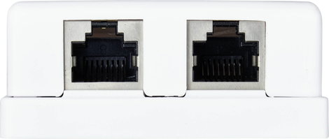 Renkforce Hálózati adapter Falra szerelhető CAT 6 2 port Fehér 3. kép
