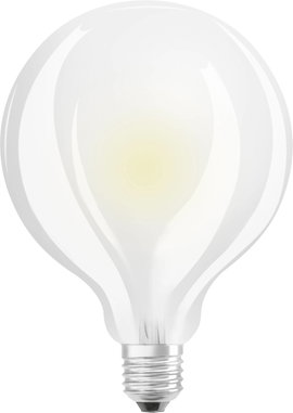 OSRAM 4058075808713 LED EEK E (A - G) E27 Gömb forma 6.5 W = 60 W Melegfehér (Ø x H) 95 mm x 138 mm 