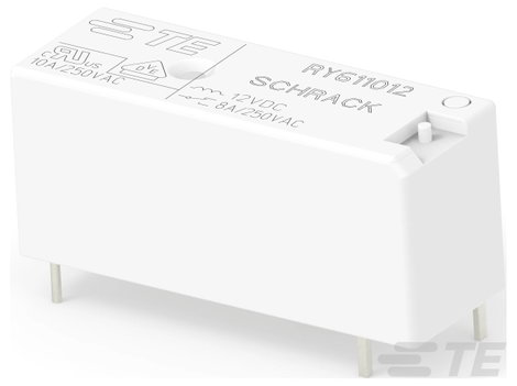 TE Connectivity RY611012 Ipari relé Névleges feszültség: 12 V/DC 1 váltó 1 db