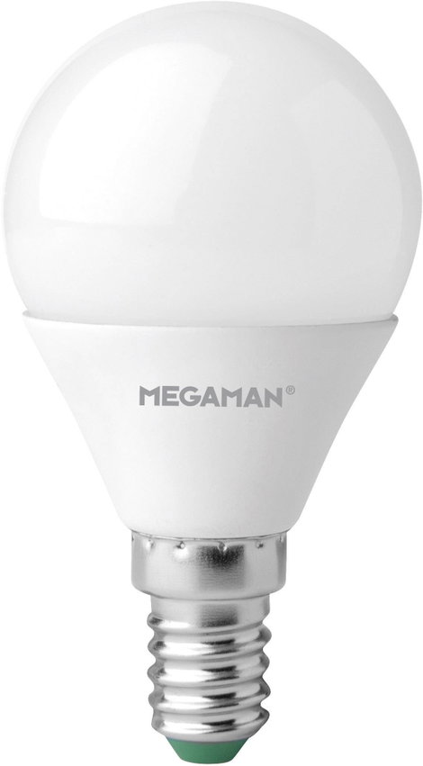 Megaman MM21088 LED EEK F (A - G) E14 Csepp forma 5.5 W = 40 W Semleges fehér (Ø x H) 45 mm x 84 mm