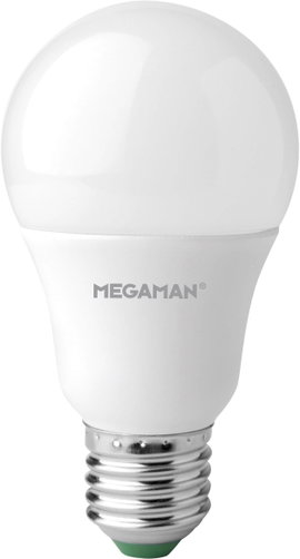 Megaman MM21086 LED EEK F (A - G) E27 Izzólámpa forma 9.5 W = 60 W Semleges fehér (Ø x H) 60 mm x 11