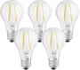 LED izzó készlet, hagyományos forma, A++, E27, 7 W=60 W, melegfehér, Ø60 x 105 mm, 5 db, Osram bélyegkép