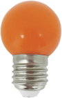 LightMe LM85255 LED EEK G (A - G) E27 Csepp forma 1 W Narancs (Ø x H) 45 mm x 69 mm 1 db bélyegkép