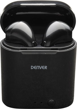 Bluetooth headset, In Ear fülhallgató, fekete, Denver TWE-36 True Wireless
