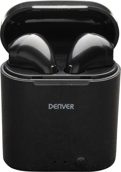 Bluetooth headset, In Ear fülhallgató, fekete, Denver TWE-36 True Wireless