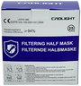 Finom por ellen védő maszk szelep nélkül FFP2 25 db, CRD Light CRDFFP2 bélyegkép