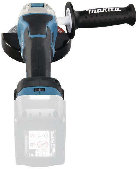 Makita DGA519Z Akkus sarokcsiszoló 125 mm akku nélkül, töltő nélkül 18 V 4. kép