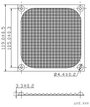 Renkforce Számítógép ventilátor rács szűrővel 120 x 120 mm 2. bélyegkép