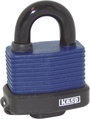 Kasp K13545D Függő lakat 63 mm Különböző időben záródó Kék Kulcsos zár bélyegkép