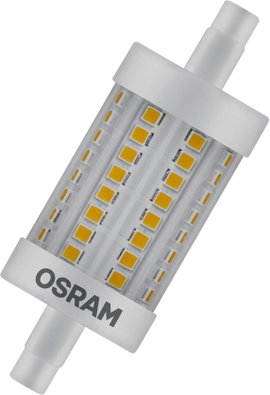 OSRAM 4058075432512 LED EEK E (A - G) R7s Rúd forma 9.5 W = 75 W Melegfehér (Ø x H) 29 mm x 78 mm 1 