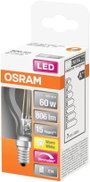 LEDVANCE 4058075447875 LED EEK E (A - G) E14 Csepp forma 6.5 W = 60 W Melegfehér (Ø x H) 45.0 mm x 7 2. bélyegkép