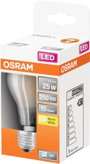LEDVANCE 4058075446991 LED EEK F (A - G) E27 Izzólámpa forma 2.5 W = 25 W Melegfehér (Ø x H) 60.0 mm 2. bélyegkép
