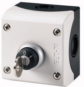 Eaton M22-WRS/KC11/I Kulcsos nyomógomb Szürke 1 db