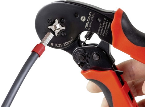 Önbeálló krimpelő fogó tűs érintkezőkhöz 0,25 ... 10 mm², Toolcraft TO-6851883 2. kép