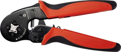 Önbeálló krimpelő fogó tűs érintkezőkhöz 0,25 ... 10 mm², Toolcraft TO-6851883 4. kép