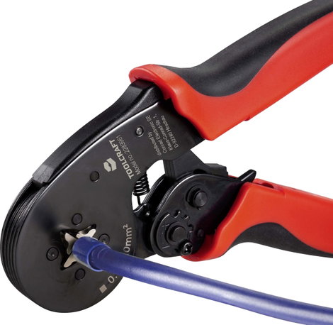 Önbeálló krimpelő fogó tűs érintkezőkhöz 0,25 ... 10 mm², Toolcraft TO-6851883 6. kép