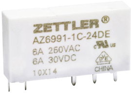 Zettler Electronics Zettler electronics Nyák relé 24 V/DC 8 1 záró 1 db