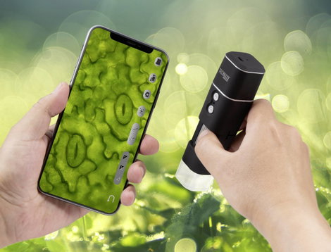 Mikroszkóp okostelefonhoz 1000x, monokulár, WiFi, Full HD, Technaxx TX-158 2. kép