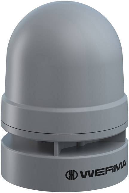 Werma Signaltechnik Jelzősziréna 160.700.60 Mini Sounder Dauer/Puls 115-230VAC GY Hosszú hang, Pulzá